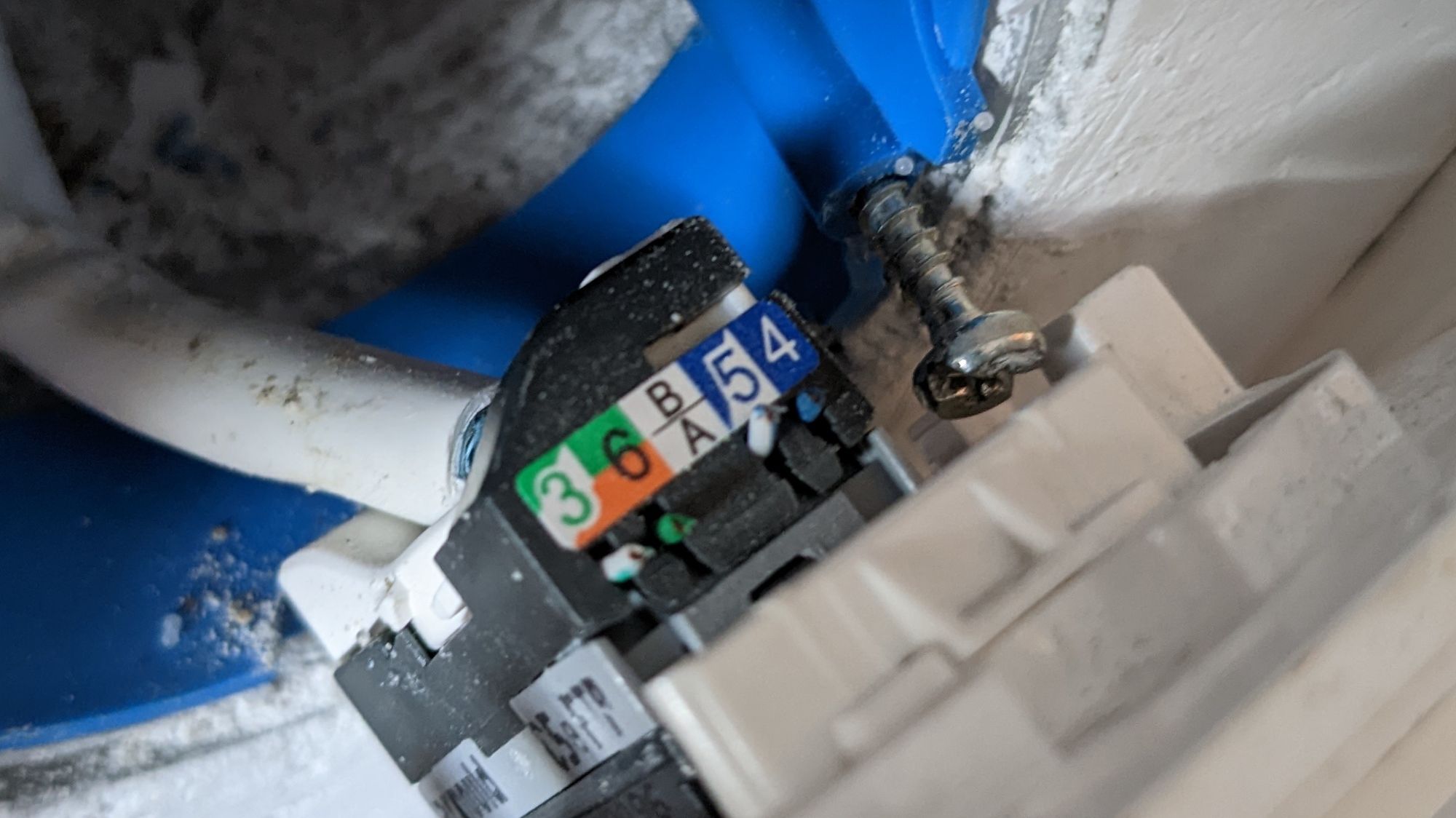 Prise murale RJ45 intérieur EIA-568-B