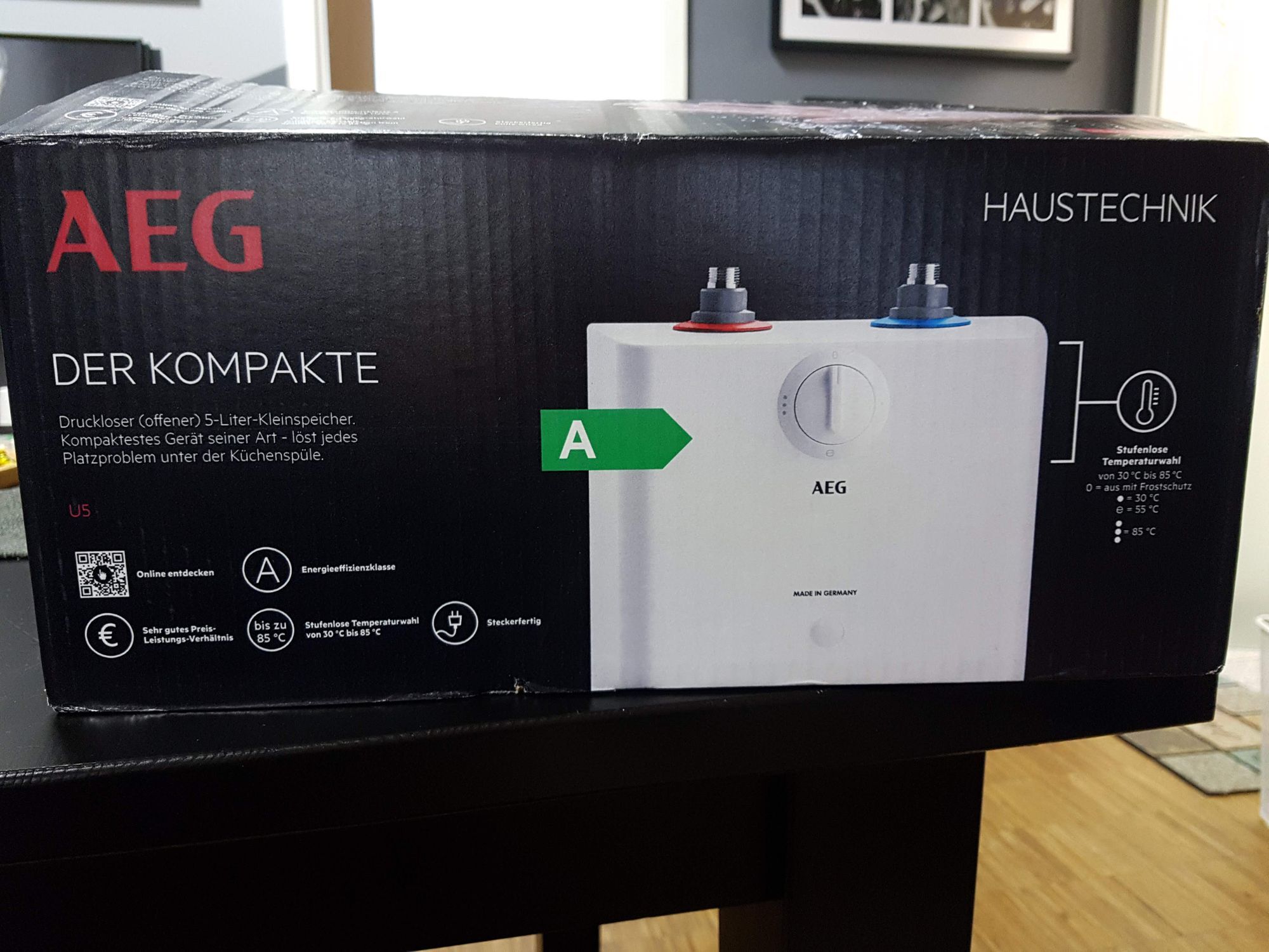 Nouveau chauffe eau 5L (litres) AEG